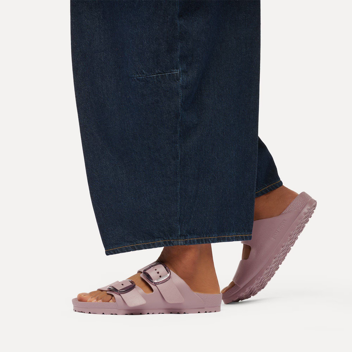 Birkenstock Arizona Big Buckle Slide Sandal (Women) - Faded Purple EVA