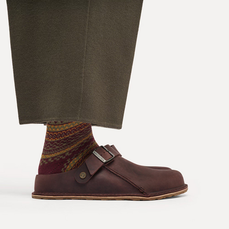 Birkenstock Lutry Clog (Men) - Habana Oiled Leather Dress-Casual - Clogs & Mules - The Heel Shoe Fitters
