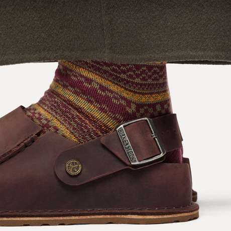 Birkenstock Lutry Clog (Men) - Habana Oiled Leather Dress-Casual - Clogs & Mules - The Heel Shoe Fitters