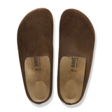 Birkenstock Amsterdam Wrapped Clog (Women) - Carafe Suede Dress-Casual - Clogs & Mules - The Heel Shoe Fitters