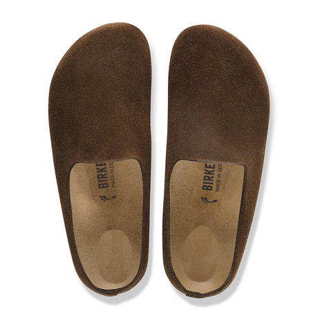 Birkenstock Amsterdam Wrapped Clog (Women) - Carafe Suede Dress-Casual - Clogs & Mules - The Heel Shoe Fitters