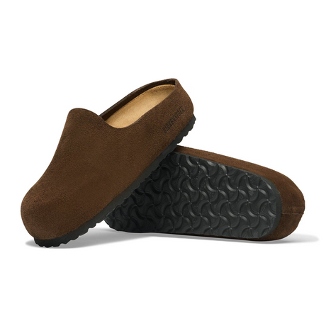 Birkenstock Amsterdam Wrapped Clog (Women) - Carafe Suede Dress-Casual - Clogs & Mules - The Heel Shoe Fitters