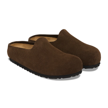 Birkenstock Amsterdam Wrapped Clog (Women) - Carafe Suede Dress-Casual - Clogs & Mules - The Heel Shoe Fitters