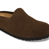 Birkenstock Amsterdam Wrapped Clog (Women) - Carafe Suede Dress-Casual - Clogs & Mules - The Heel Shoe Fitters