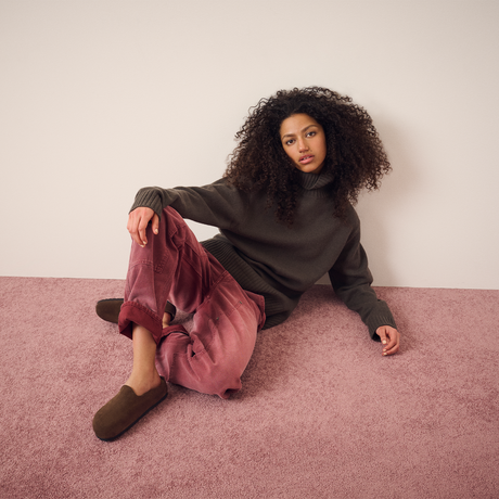Birkenstock Amsterdam Wrapped Clog (Women) - Carafe Suede Dress-Casual - Clogs & Mules - The Heel Shoe Fitters
