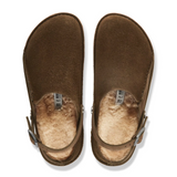 Birkenstock Lutry Shearling Clog (Women) - Carafe Suede/Nubuck