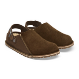 Birkenstock Lutry Shearling Clog (Women) - Carafe Suede/Nubuck