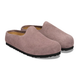 Birkenstock Amsterdam Wrapped Clog (Women) - Faded Purple Suede