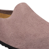 Birkenstock Amsterdam Wrapped Clog (Women) - Faded Purple Suede
