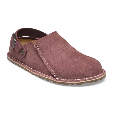 Birkenstock Lutry Clog (Women) - Pepper Suede Dress-Casual - Clogs & Mules - The Heel Shoe Fitters