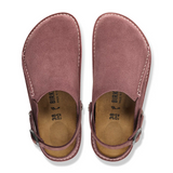 Birkenstock Lutry Clog (Women) - Pepper Suede Dress-Casual - Clogs & Mules - The Heel Shoe Fitters