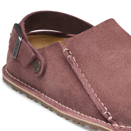 Birkenstock Lutry Clog (Women) - Pepper Suede Dress-Casual - Clogs & Mules - The Heel Shoe Fitters