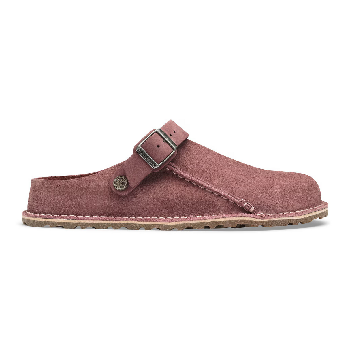 Birkenstock Lutry Clog (Women) - Pepper Suede Dress-Casual - Clogs & Mules - The Heel Shoe Fitters