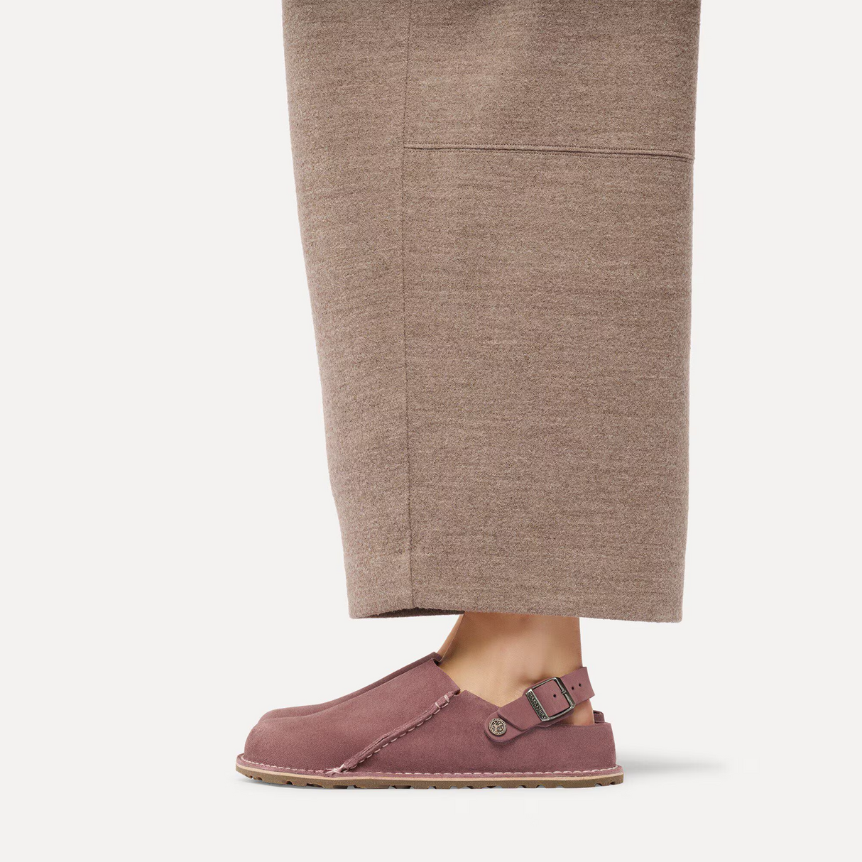 Birkenstock Lutry Clog (Women) - Pepper Suede Dress-Casual - Clogs & Mules - The Heel Shoe Fitters