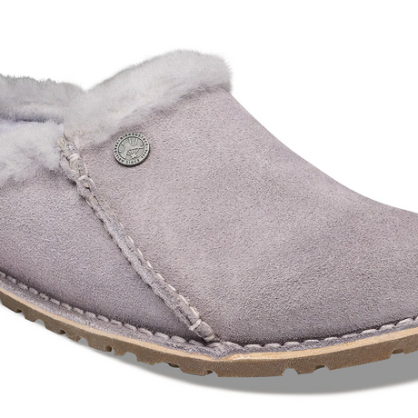 Birkenstock Zermatt Premium Slipper (Women) - Lavendar Sky Suede/Lavendar Sky Shearling Dress-Casual - Slipper - The Heel Shoe Fitters