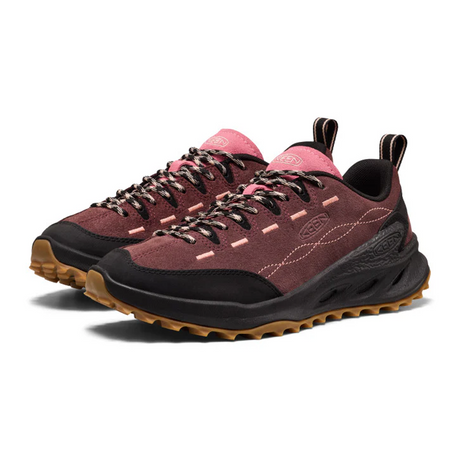 Keen Jasper Zionic Sneaker (Women) - Huckleberry/Cameo Rose Athletic - Casual - Lace Up - The Heel Shoe Fitters