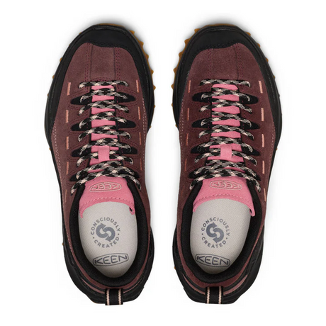 Keen Jasper Zionic Sneaker (Women) - Huckleberry/Cameo Rose Athletic - Casual - Lace Up - The Heel Shoe Fitters