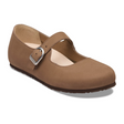 Birkenstock Santa Clarita Mary Jane (Women) - Dark Tea Nubuck Dress-Casual - Flat - The Heel Shoe Fitters