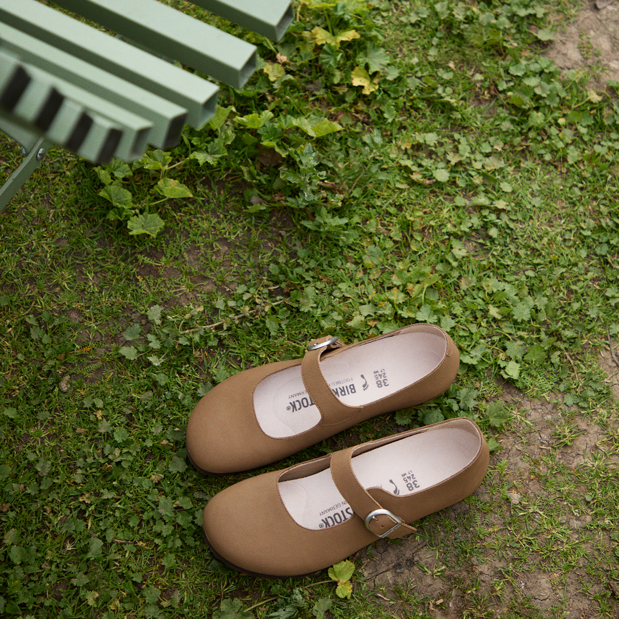 Birkenstock Santa Clarita Mary Jane (Women) - Dark Tea Nubuck Dress-Casual - Flat - The Heel Shoe Fitters