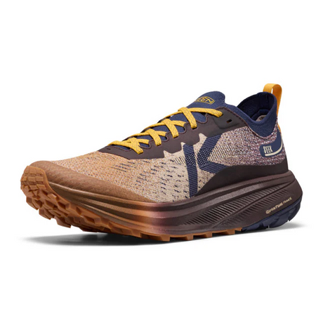 Keen Seek Trail Running Shoe (Men) - Chipmunk/Symphonic Sunset Athletic - Running - Trail - The Heel Shoe Fitters