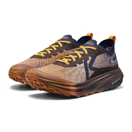 Keen Seek Trail Running Shoe (Men) - Chipmunk/Symphonic Sunset Athletic - Running - Trail - The Heel Shoe Fitters