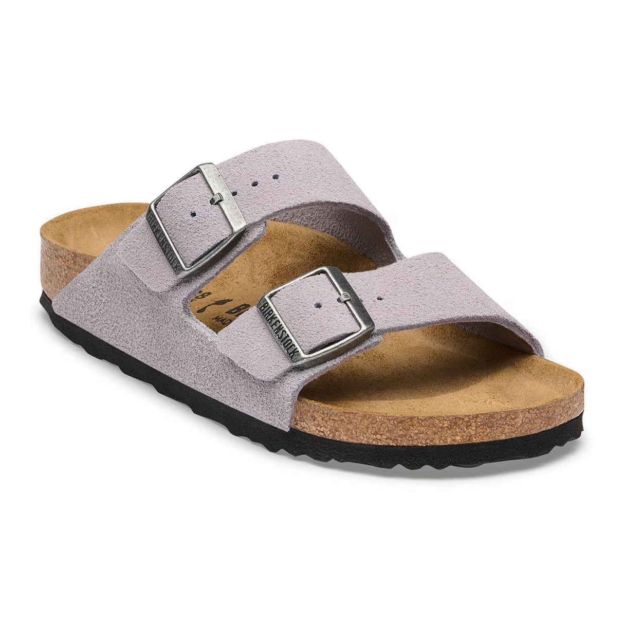Birkenstock Arizona Slide Sandal (Women) - Lavendar Sky Suede