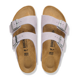 Birkenstock Arizona Slide Sandal (Women) - Lavendar Sky Suede