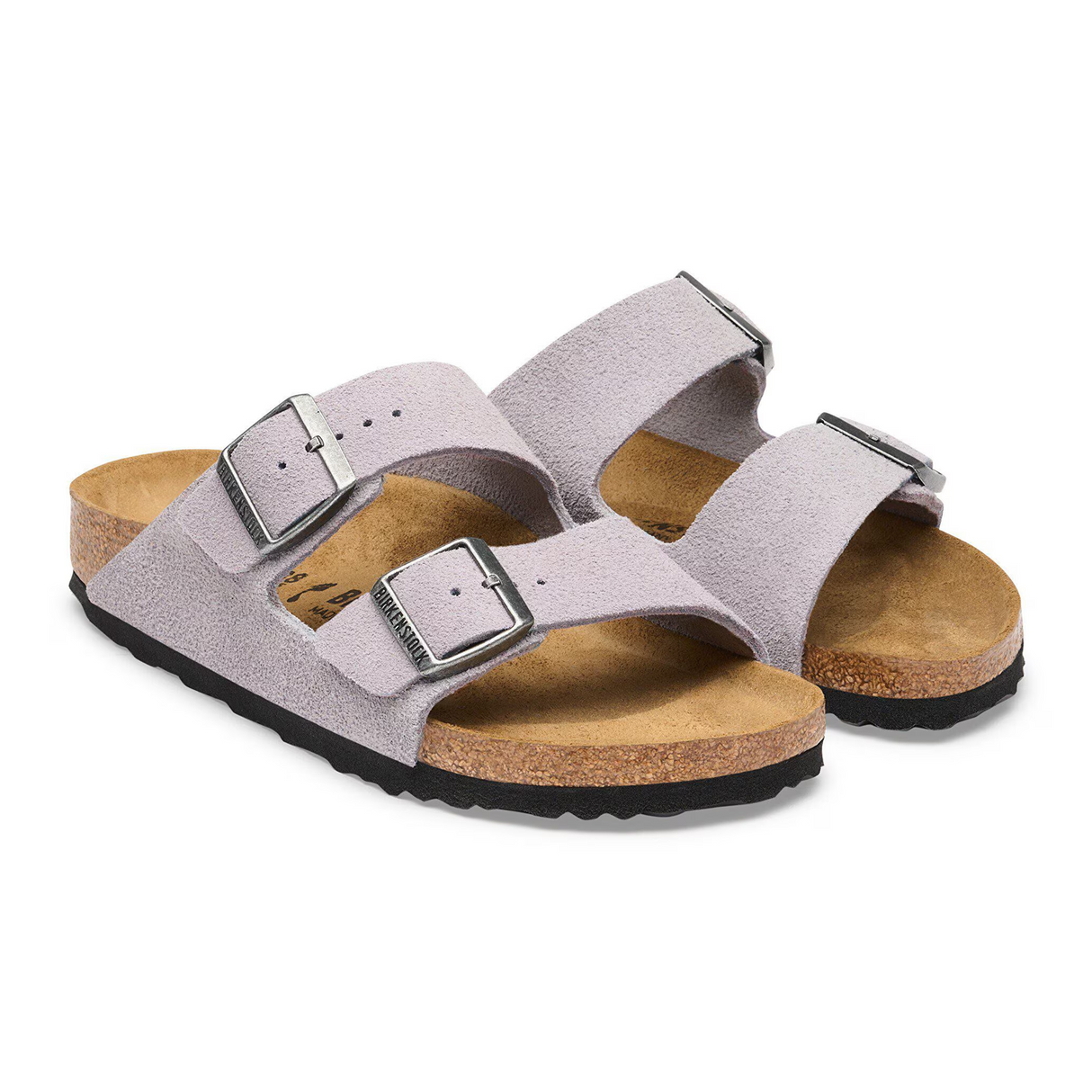 Birkenstock Arizona Slide Sandal (Women) - Lavendar Sky Suede