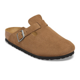 Birkenstock Boston Clog (Men) - Dark Tea Suede