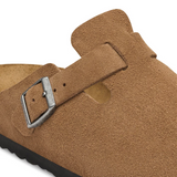 Birkenstock Boston Clog (Men) - Dark Tea Suede