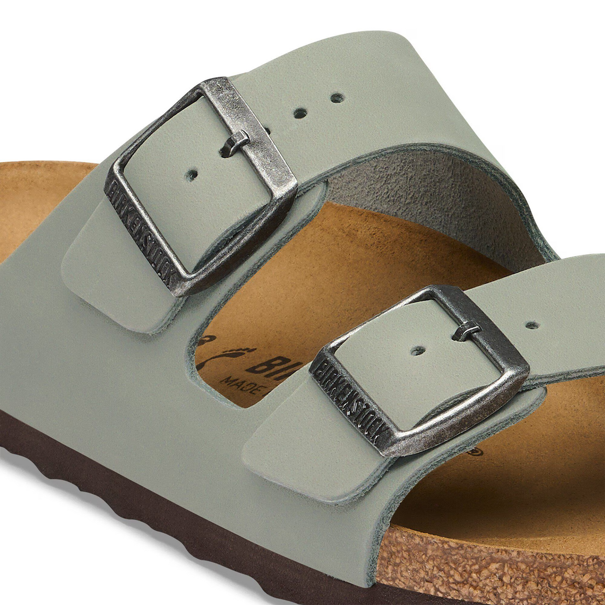 Birkenstock Arizona Slide Sandal (Women) - Pure Sage Oiled Leather