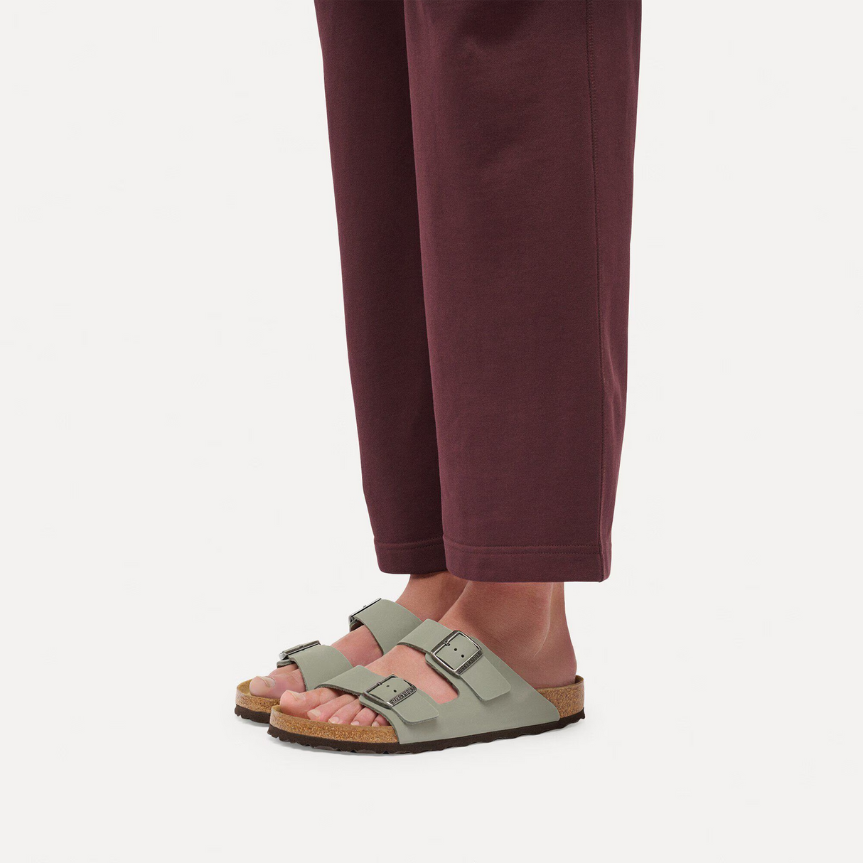 Birkenstock Arizona Slide Sandal (Women) - Pure Sage Oiled Leather