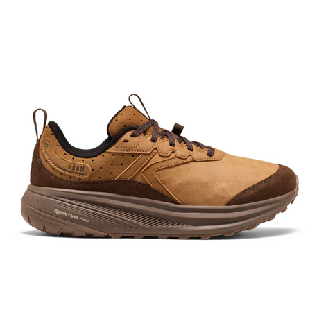 Keen Roam Leather Trail Running Shoe (Men) - Chipmunk/Dark Earth Athletic - Running - Trail - The Heel Shoe Fitters