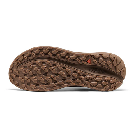Keen Roam Leather Trail Running Shoe (Men) - Chipmunk/Dark Earth Athletic - Running - Trail - The Heel Shoe Fitters