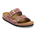 Birkenstock Arizona Rivets Slide Sandal (Women) - Pepper Suede