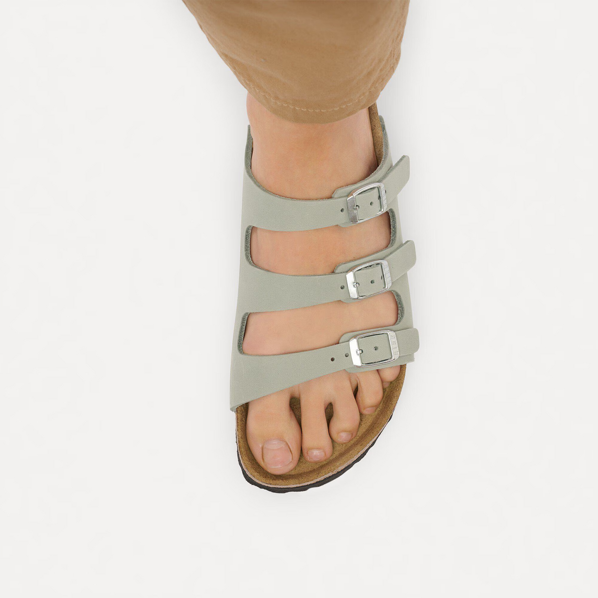 Birkenstock Florida Slide Sandal (Women) - Pure Sage Oiled Leather