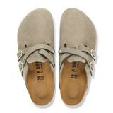 Birkenstock Blair Clog (Women) - Taupe Suede