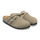 Birkenstock Blair Clog (Women) - Taupe Suede