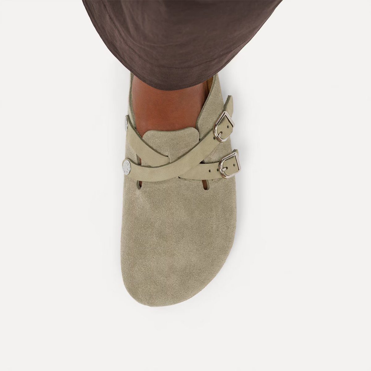 Birkenstock Blair Clog (Women) - Taupe Suede