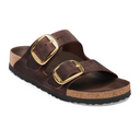 Birkenstock Arizona Big Buckle Slide Sandal (Women) - Habana Oiled Leather