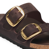 Birkenstock Arizona Big Buckle Slide Sandal (Women) - Habana Oiled Leather