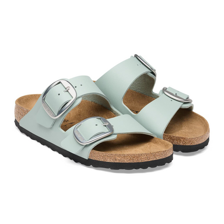 Birkenstock Arizona Big Buckle Slide Sandal (Women) - Pure Sage Birko-Flor Sandal - Slide - The Heel Shoe Fitters