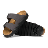 Birkenstock Arizona Chunky Slide Sandal (Women) - Velvet Gray Birkibuc