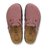 Birkenstock Boston Chunky Clog (Women) - Pepper Suede Dress-Casual - Clogs & Mules - The Heel Shoe Fitters