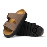 Birkenstock Arizona Chunky Slide Sandal (Women) - Mocha Birkibuc