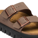 Birkenstock Arizona Chunky Slide Sandal (Women) - Mocha Birkibuc