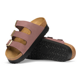 Birkenstock Florida III Flex Platform Slide Sandal (Women) - Pepper Nubuck