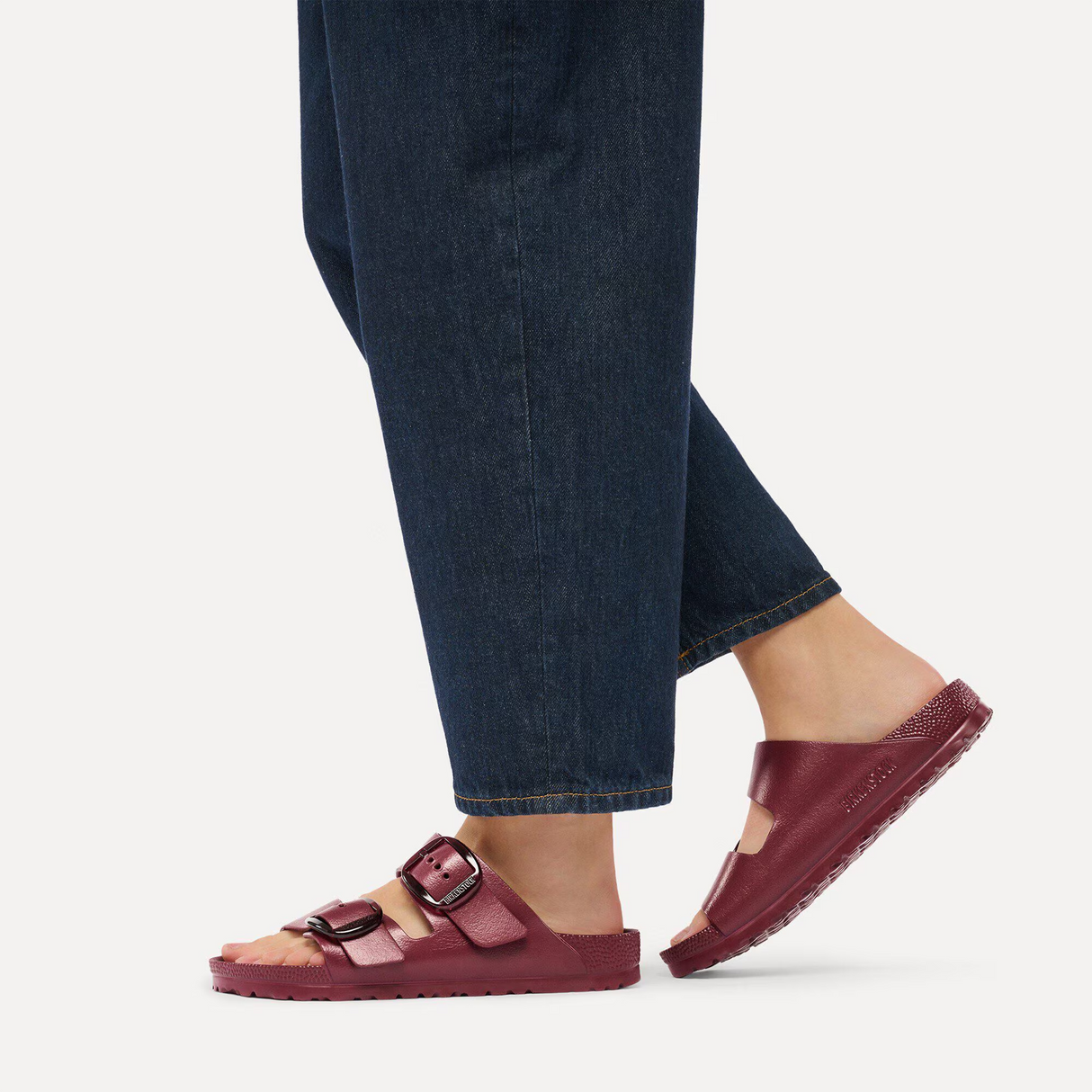 Birkenstock Arizona Big Buckle Slide Sandal (Women) - Zinfandel EVA