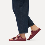 Birkenstock Arizona Big Buckle Slide Sandal (Women) - Zinfandel EVA