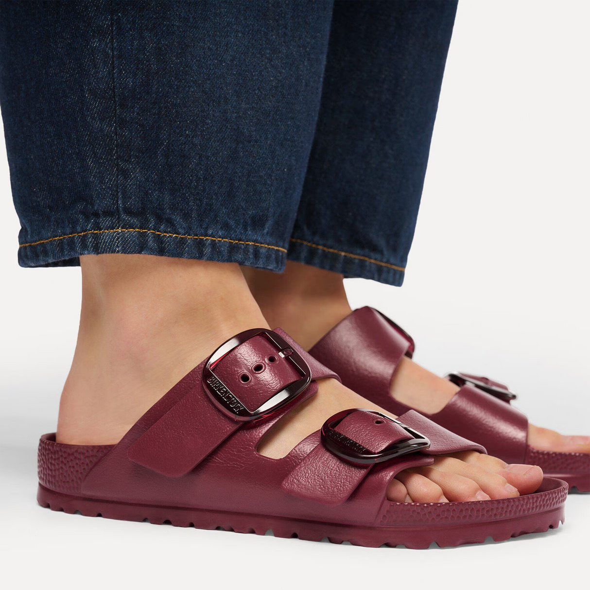 Birkenstock Arizona Big Buckle Slide Sandal (Women) - Zinfandel EVA